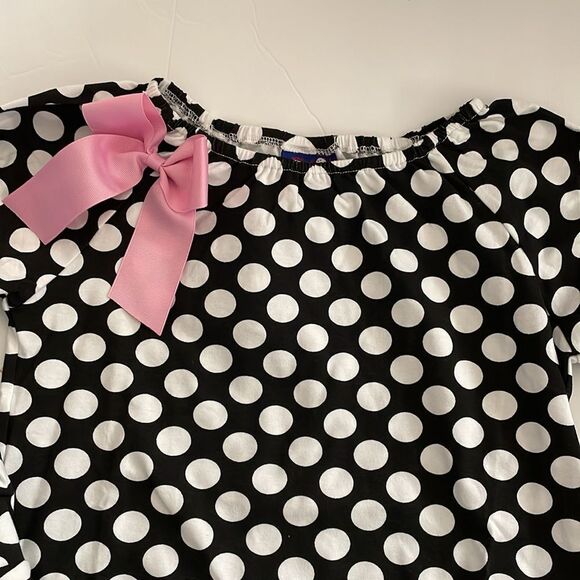 126- GIRLS POLKA DOT DRESS - Picture 5 of 7
